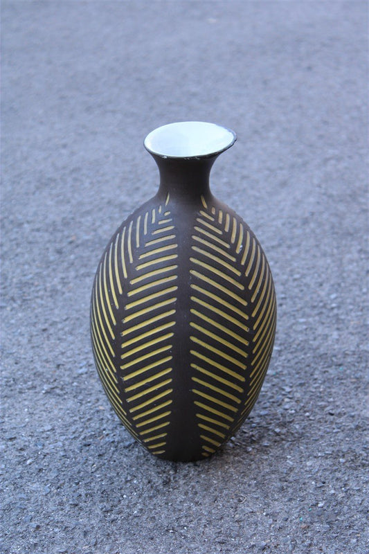 Italian Porcelain Vase by Zaccagnini, 1950s