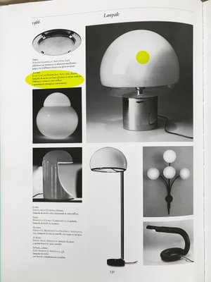 Italian Porcino Lamp by Luigi Caccia Dominioni for Azucena, 1990s-CC-1822863