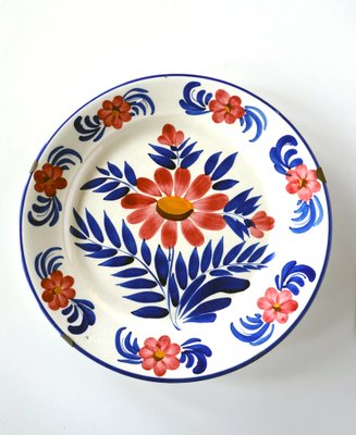 Italian Pordenone Ceramic Plate by Angelo Simonetto for Galvani, 1920s-GKB-842197