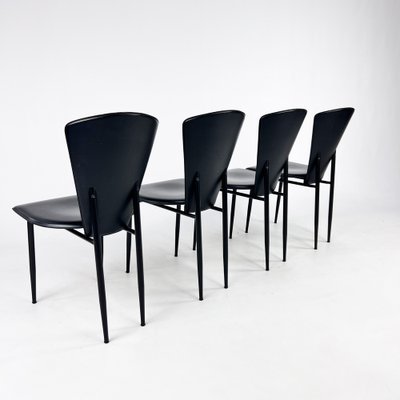 Italian Postmodern Dining Chairs, 1980s, Set of 4-RMX-1779607