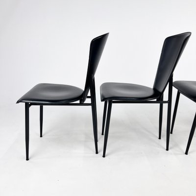 Italian Postmodern Dining Chairs, 1980s, Set of 4-RMX-1779607