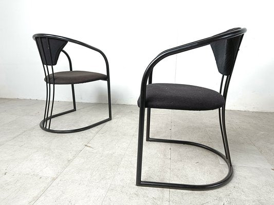 Italian Postmodern Dining Chairs, 1980s, Set of 6-IRH-1806291