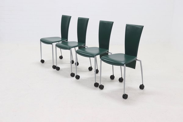 Italian Postmodern Dining Chairs from Arper, 1990s, Set of 4-VV-1823075