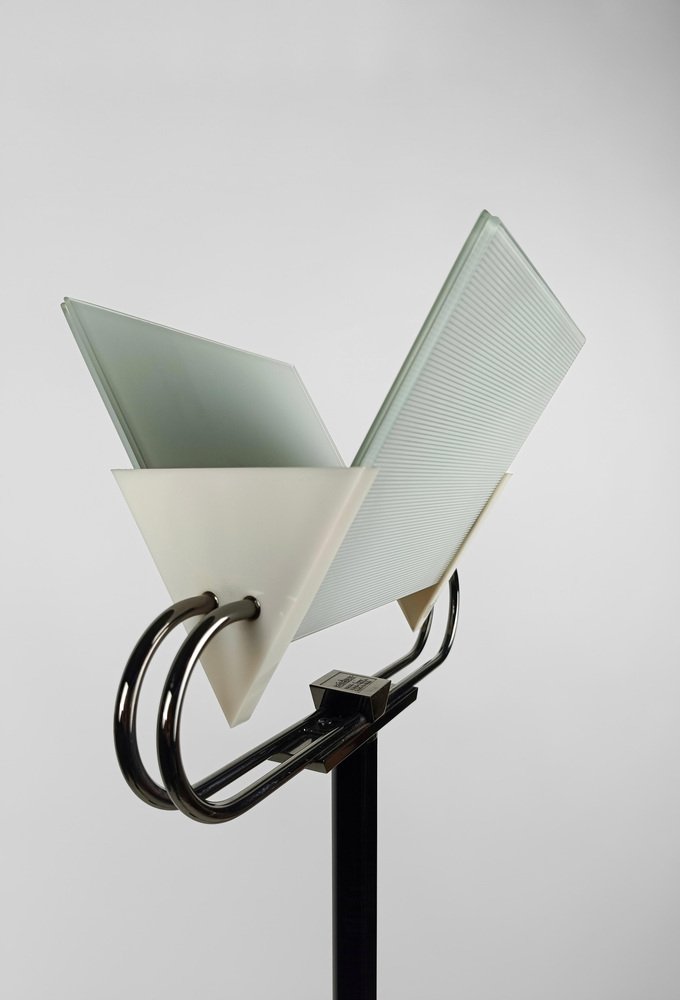 Italian Postmodern Floor Lamp Design attributed to Perry A. King & S. Miranda for Arteluce, 1980s