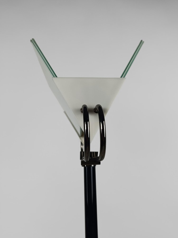 Italian Postmodern Floor Lamp Design attributed to Perry A. King & S. Miranda for Arteluce, 1980s