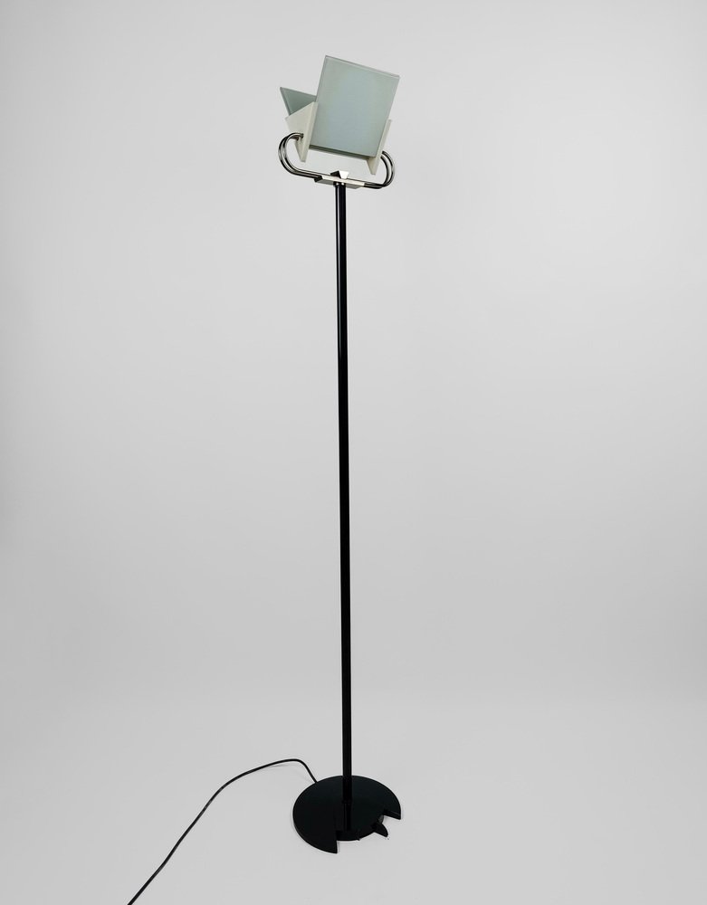 Italian Postmodern Floor Lamp Design attributed to Perry A. King & S. Miranda for Arteluce, 1980s