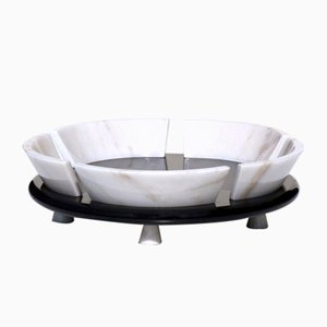 Italian Postmodern Marble Fruit Bowl by Sergio Asti for Up & Up, 1980s-KGD-697714