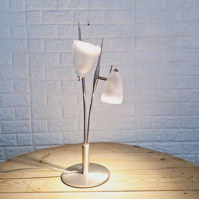 Italian Postmodern Murano Glass Double Table Lamp by Aureliano Toso, 1990s-FRB-1768508