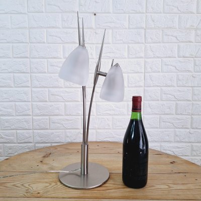 Italian Postmodern Murano Glass Double Table Lamp by Aureliano Toso, 1990s-FRB-1768508