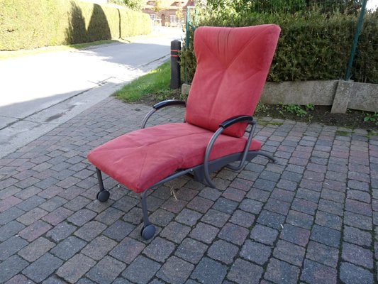 Italian Postmodern Pink Lounge Chair by Bonald for Goraco, 1980s-AWL-1440928