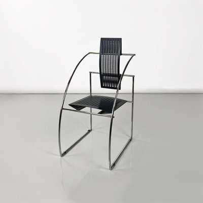 Italian Postmodern Quinta 605 Chair in Metal attributed to Mario Botta for Alias, 1980s-GDD-1776506