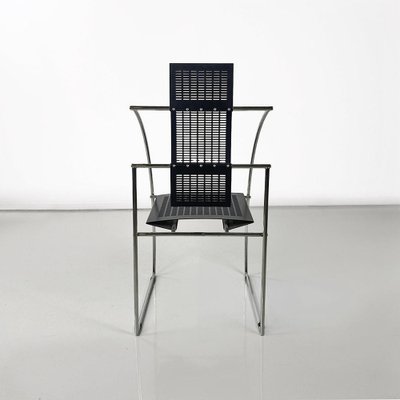 Italian Postmodern Quinta 605 Chair in Metal attributed to Mario Botta for Alias, 1980s-GDD-1776506