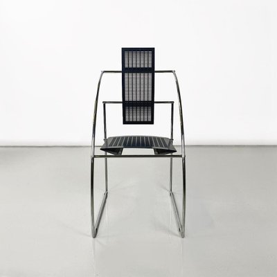 Italian Postmodern Quinta 605 Chair in Metal attributed to Mario Botta for Alias, 1980s-GDD-1776506