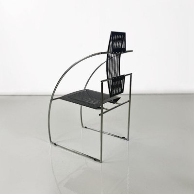 Italian Postmodern Quinta 605 Chair in Metal attributed to Mario Botta for Alias, 1980s-GDD-1776506