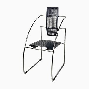 Italian Postmodern Quinta 605 Chair in Metal attributed to Mario Botta for Alias, 1980s-GDD-1776506