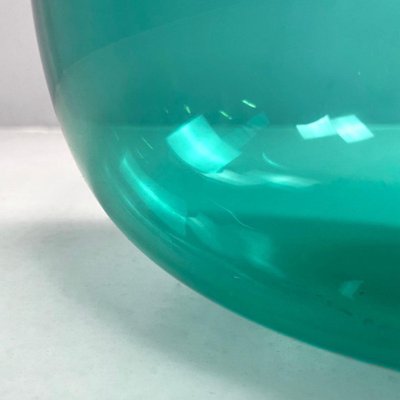 Italian Postmodern Teal Murano Glass Bowl attributed to Venini, 1990s-GDD-1823286