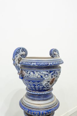 Italian Pot and Column Stand, 1890s-UJE-743327