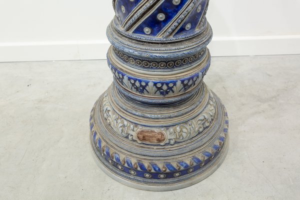 Italian Pot and Column Stand, 1890s-UJE-743327