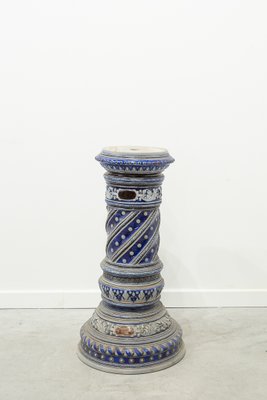 Italian Pot and Column Stand, 1890s-UJE-743327