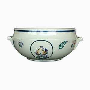 Italian Pottery Bowl by Giovanni Gariboldi for San Cristoforo Ginori, 1930s-GKB-837100