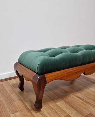 Italian Pouf in Teak Wood, 1970s-RKF-2035976