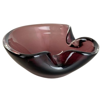 Italian Purple Bowl in Murano Glass, 1970s-QZ-1251050