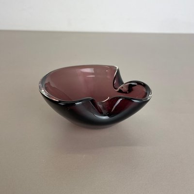 Italian Purple Bowl in Murano Glass, 1970s-QZ-1251050