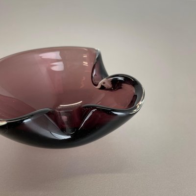 Italian Purple Bowl in Murano Glass, 1970s-QZ-1251050