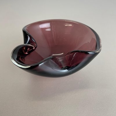 Italian Purple Bowl in Murano Glass, 1970s-QZ-1251050