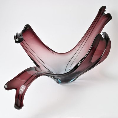 Italian Purple Murano Glass Bowl, 1960s-IXK-887651