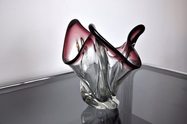 Italian Purple Vase in Murano Glass from Seguso, 1960-EJE-1327974