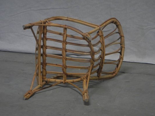 Italian Rattan Children's Chair, 1970s-WWQ-865104