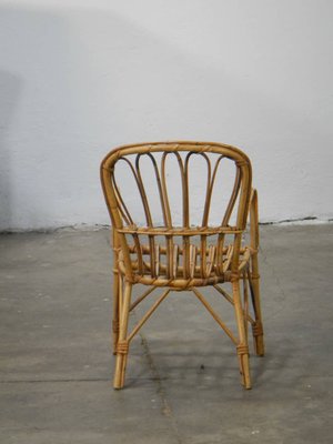 Italian Rattan Children's Chair, 1970s-WWQ-865104