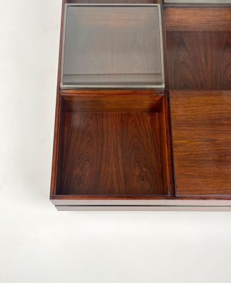 Italian Rectangular Coffee Table in Wood and Glass by Luigi Sormani, 1960s-LYQ-1371302