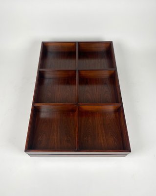 Italian Rectangular Coffee Table in Wood and Glass by Luigi Sormani, 1960s-LYQ-1371302