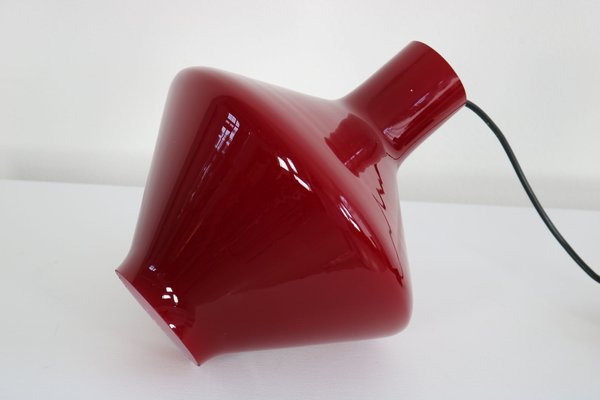 Italian Red Murano Glass Pendant Lamp, 1950s-AA-1764466