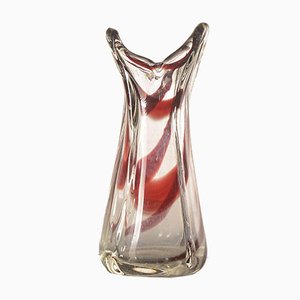 Italian Red Murano Glass Vase, 1980s-RAQ-995317