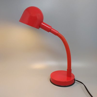 Italian Red Table Lamp by Veneta Lumi, 1970s-QGR-914951