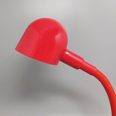 Italian Red Table Lamp by Veneta Lumi, 1970s-QGR-914951