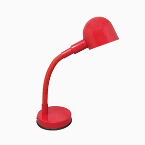 Italian Red Table Lamp by Veneta Lumi, 1970s-QGR-914951