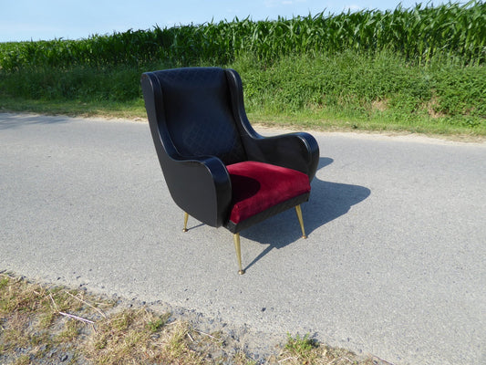 Italian Relax Lounge Chair in the style of Marco Zanuso, 1950s