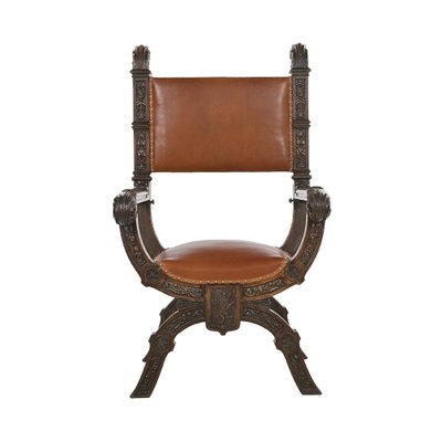 Italian Renaissance Style Chairs, Set of 2-NQ-1339444