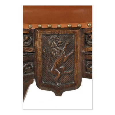 Italian Renaissance Style Chairs, Set of 2-NQ-1339444