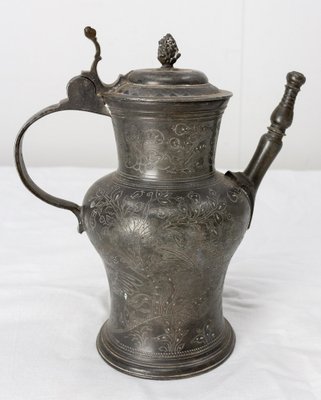 Italian Renaissance Style Pewter Pitcher, France, 1800s-RIU-1329322