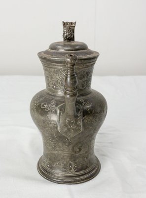 Italian Renaissance Style Pewter Pitcher, France, 1800s-RIU-1329322