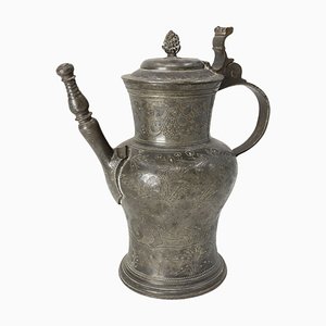 Italian Renaissance Style Pewter Pitcher, France, 1800s-RIU-1329322