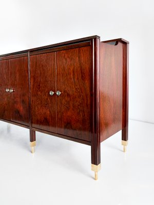 Italian Rosewood and Brass Sideboard by Carlo de Carli for Luigi Sormani, 1964-FMT-595745