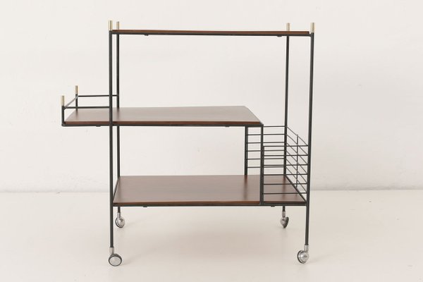 Italian Rosewood Bar Cart, 1960s-LOB-623212