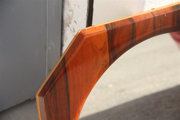 Italian Rosewood Mirror, 1960s-EH-565086