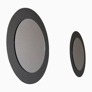 Italian Round Oblò Mirrors, Italy, 1970s, Set of 2-OAQ-1169420